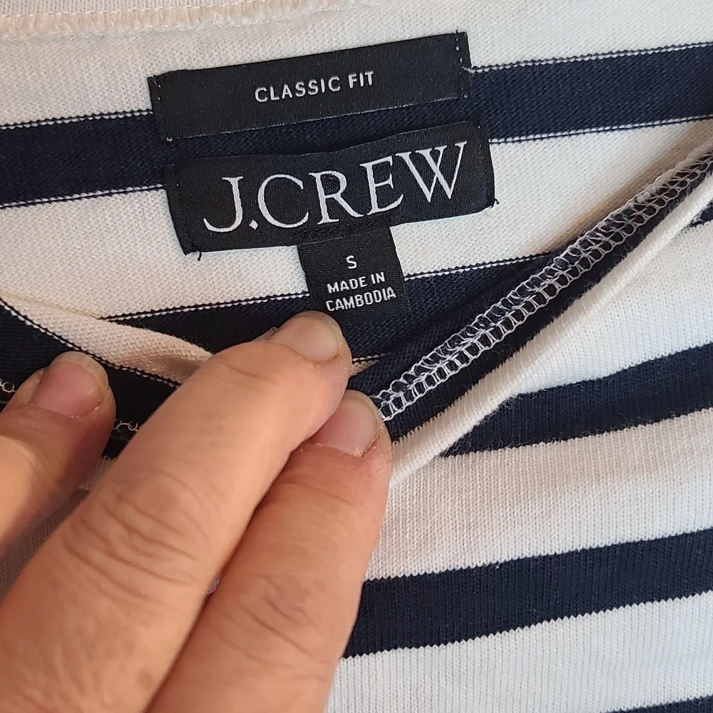 J.Crew Classic Fit Striped Shirt